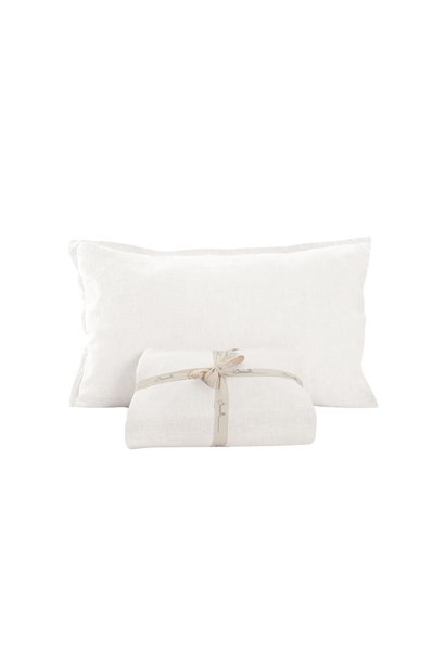 Linen White Pillow Sham