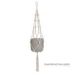 Abbott Planter Hanger with Tail & Beads