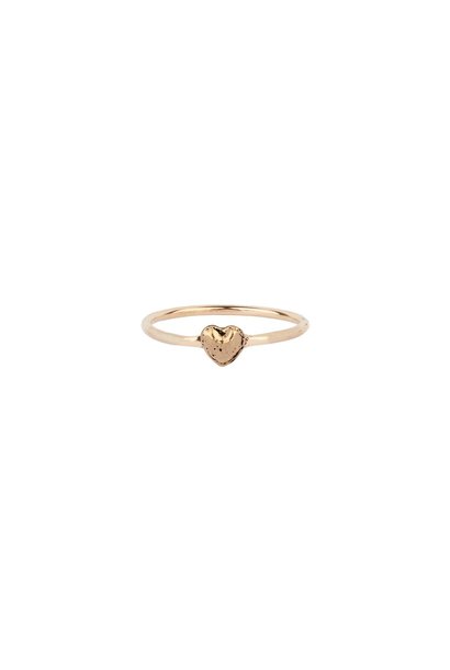 Heart 14K Gold Symbol Ring