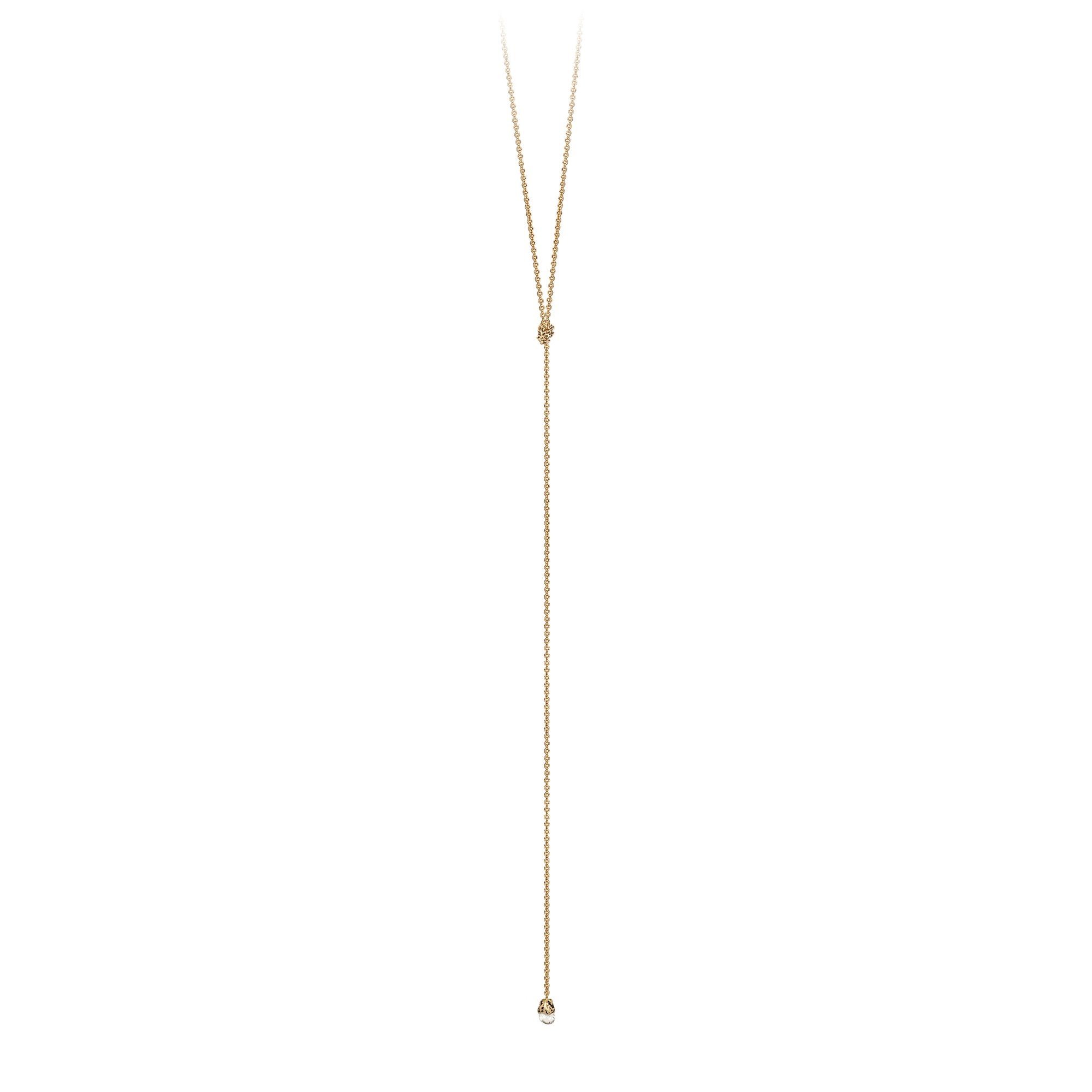 Long Y Necklace Wrap Around Necklace Gold Necklace Lariat Necklace