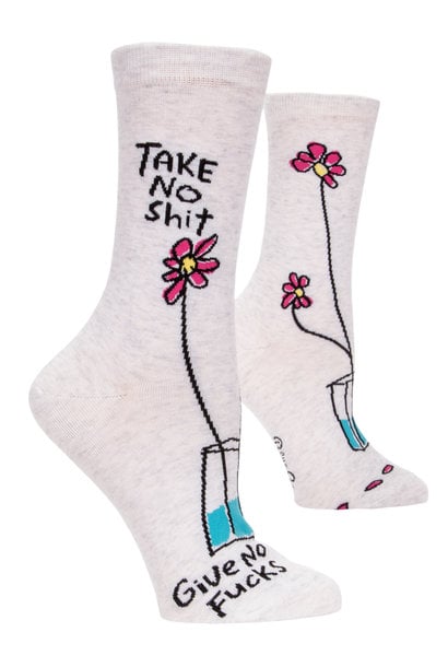 Take No Shit W - Crew Socks