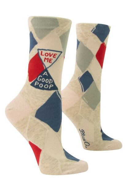 Love Me a Good Poop W - Crew Socks