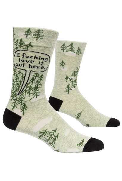 F*cking Love it Out Here Men's Crew Socks