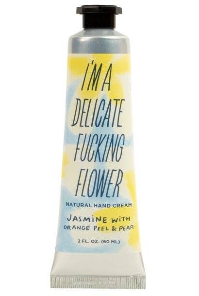 I'm a Delicate F*cking Flower Hand Cream - Jasmine w/ Orange Peel & Pear