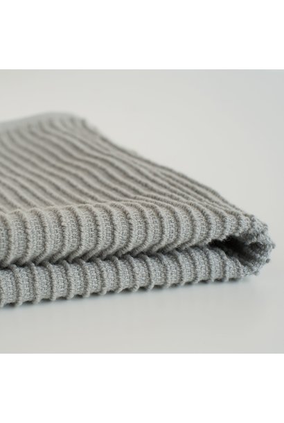 London Gray Ripple Dishcloth