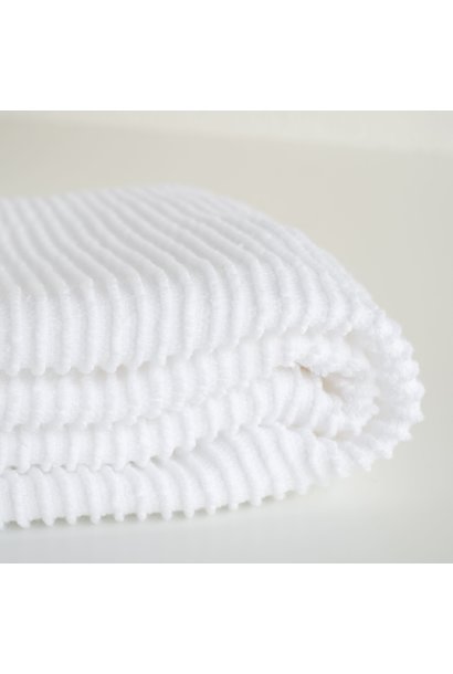 White Ripple Dishcloth