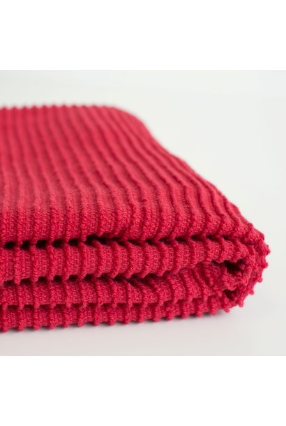 Red Ripple Dishtowel