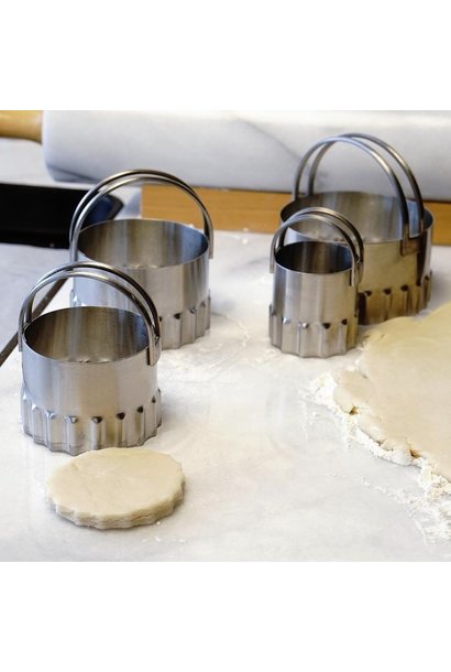 Rippled Biscuit Cutter Set