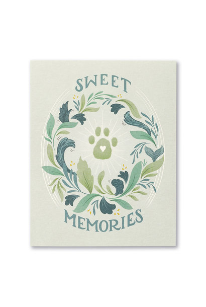 Pet Sympathy Card - Sweet Memories