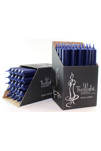 7" Dinner Candle Navy