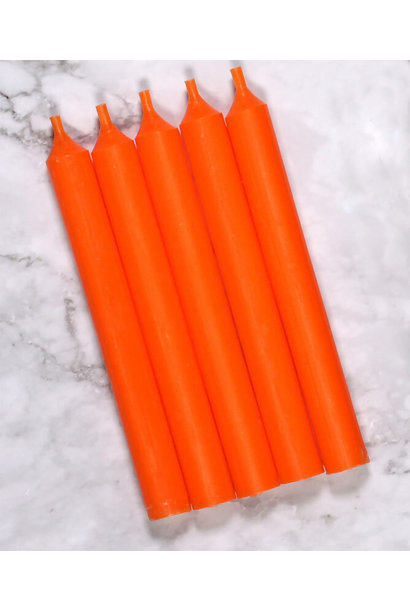 Orange Mini Candles - 12 pack