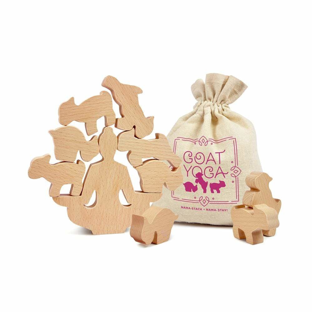 Goat Yoga Wooden Stacking Game-3