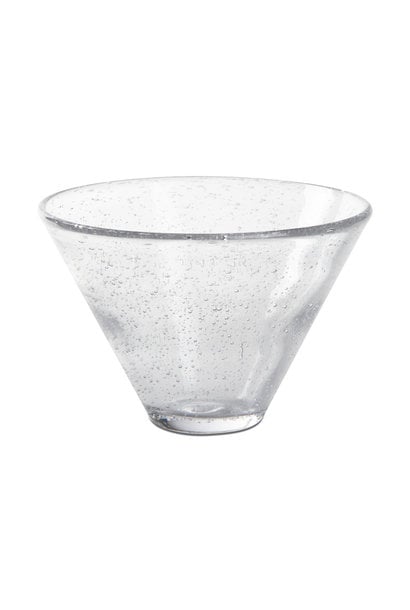 Bubble Glass Stemless Martini