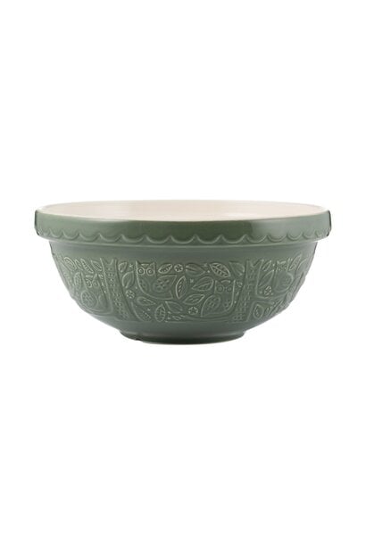In The Forest Owl Green Mixing Bowl - 26cm