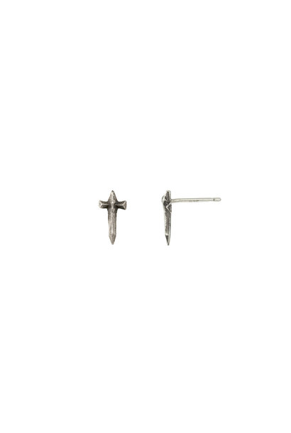 Dagger Symbol Stud Earrings