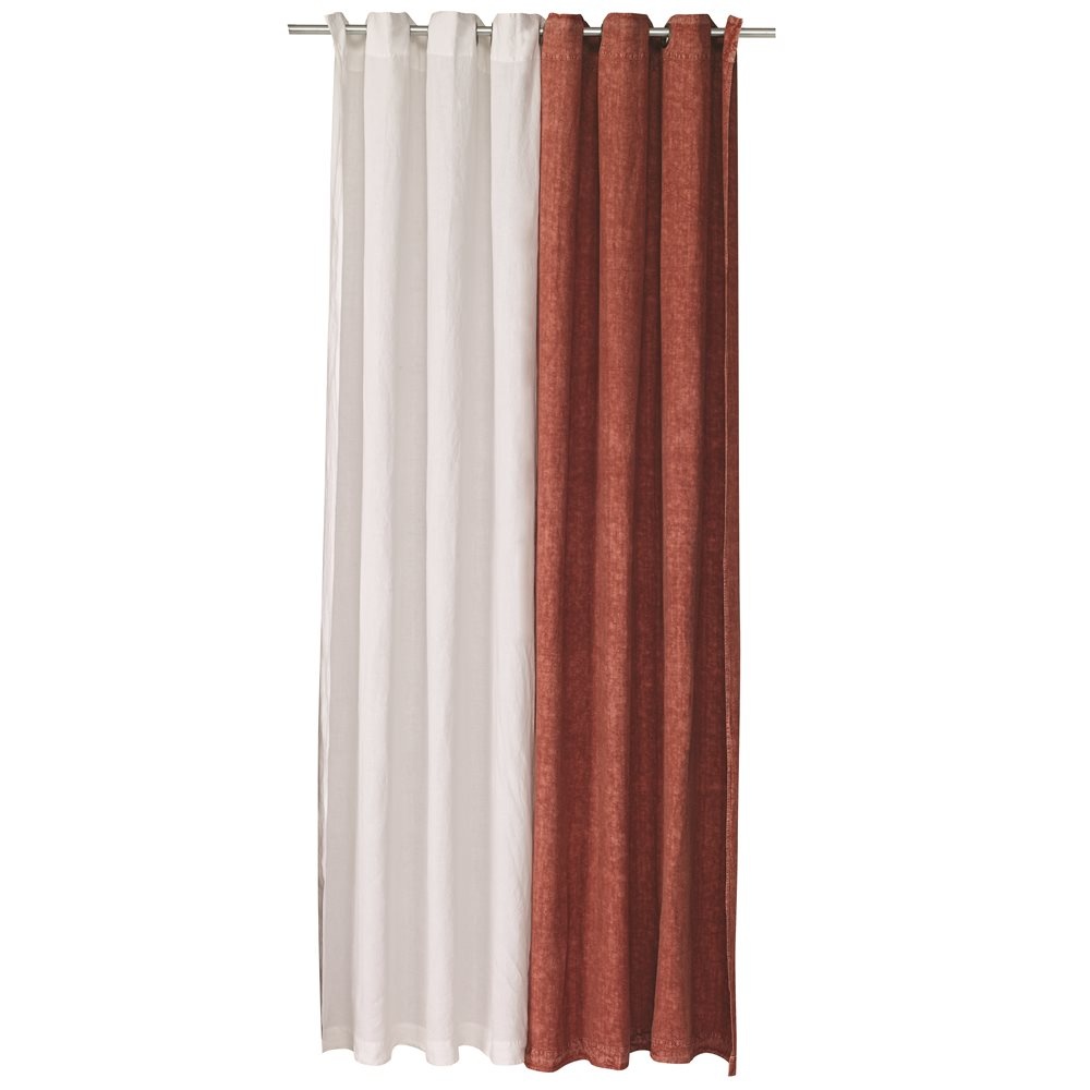 Linen Stone Wash Curtain With Grommets Castles & Cottages Ciao Bella Boutique