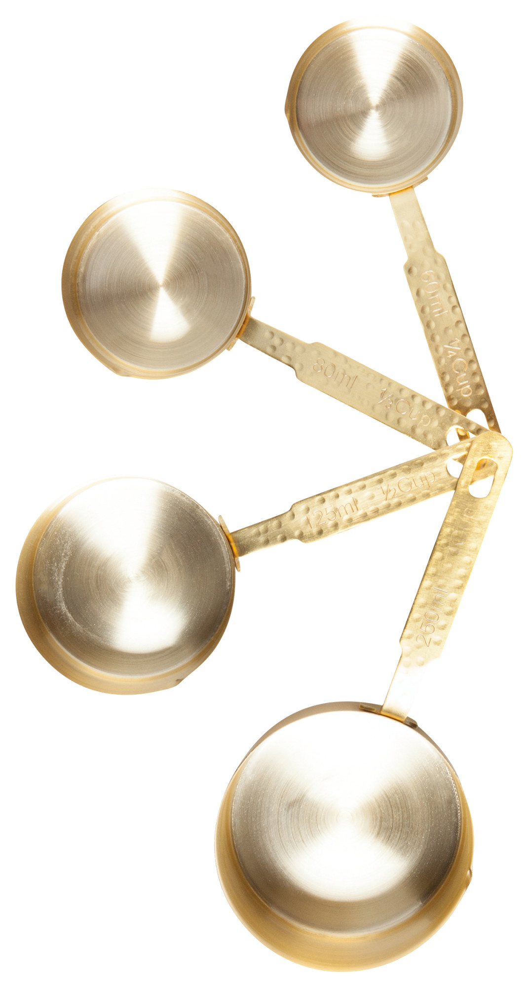 Measuring Cups in Hammered Gold by Danica Heirloom – Gretel Home