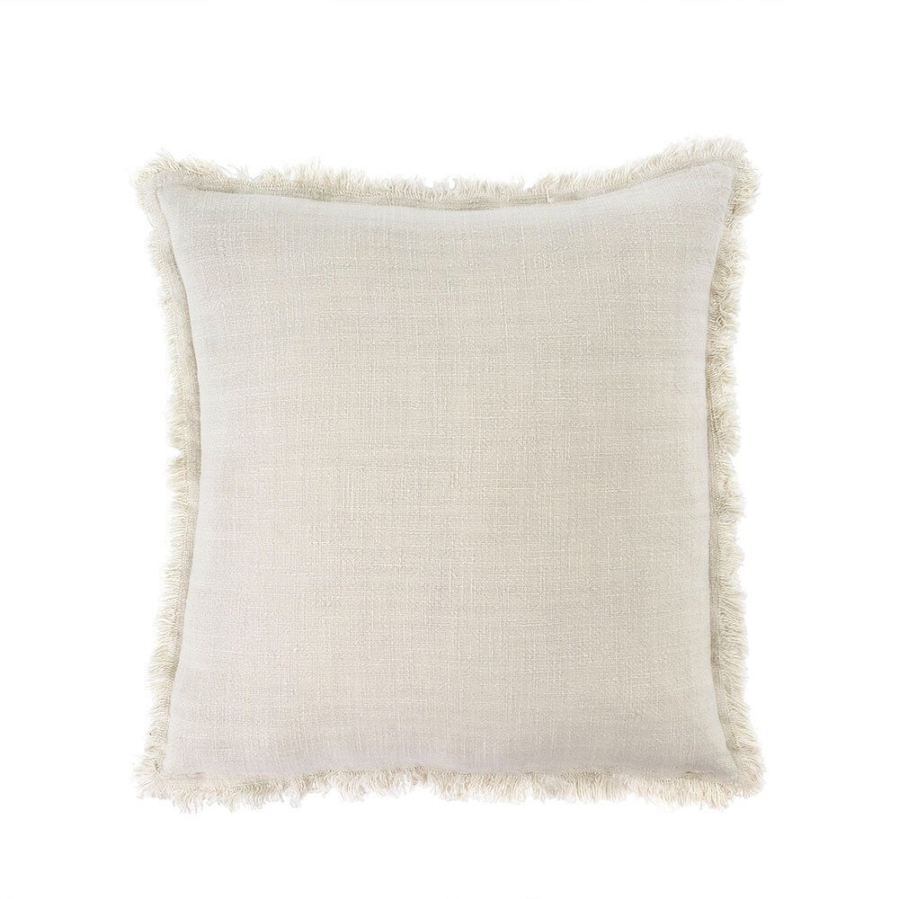 Indaba Frayed Edge Pillow Castles & Cottages Ciao Bella Boutique