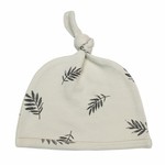L'oved Baby Printed Top-Knot Hat in Stone Fern