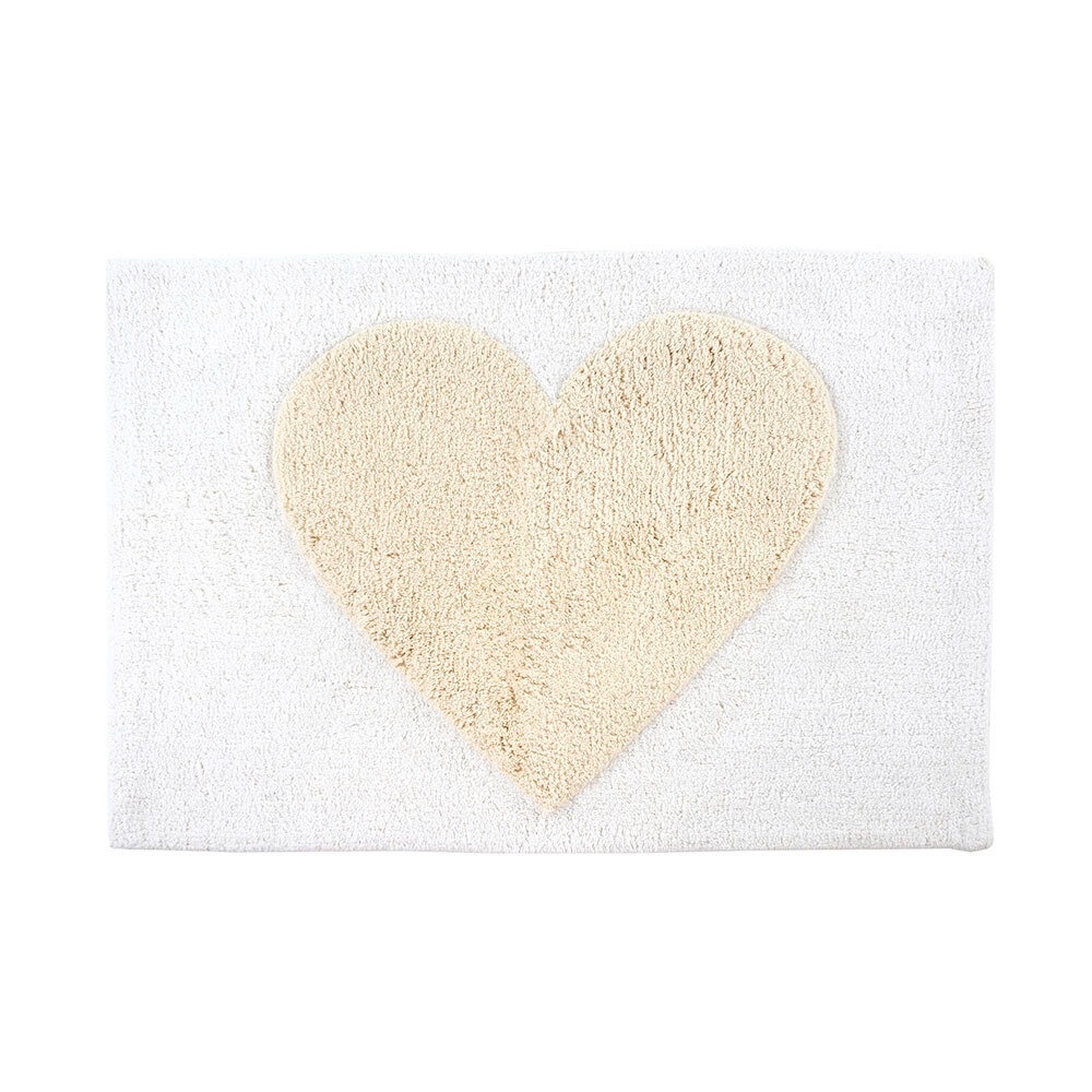 Heart Bath Mat Castles & Cottages Ciao Bella Boutique