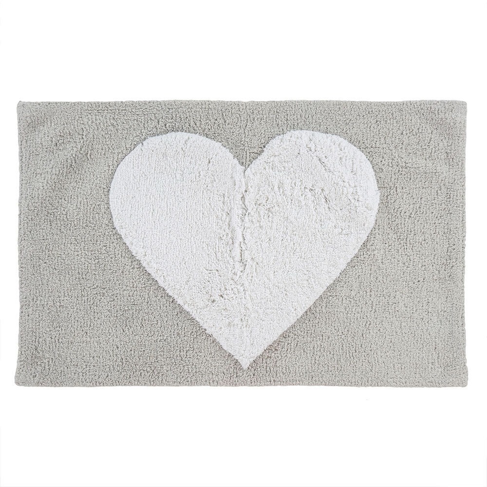 Heart Bath Mat Castles & Cottages Ciao Bella Boutique