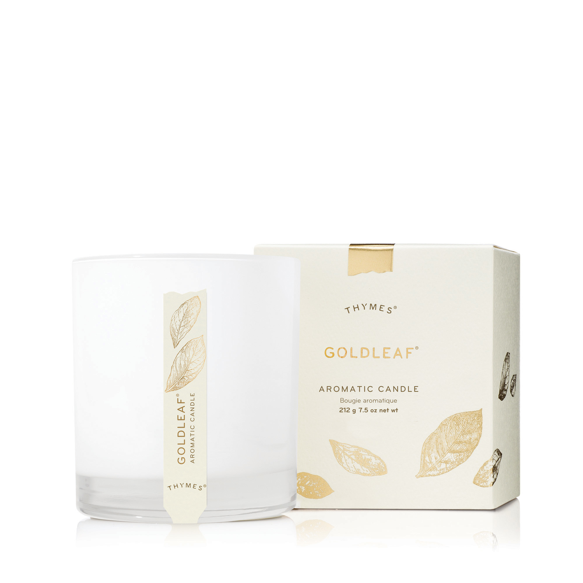Thymes GoldLeaf Candle Castles & Cottages Ciao Bella Boutique
