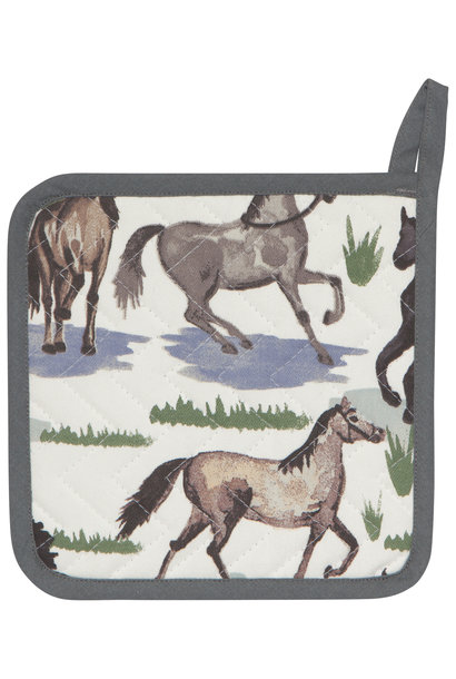 All The Pretty Horses Chef Quilted Potholder