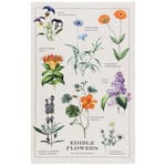 Now Designs Edible Flowers Printed Dishtowel