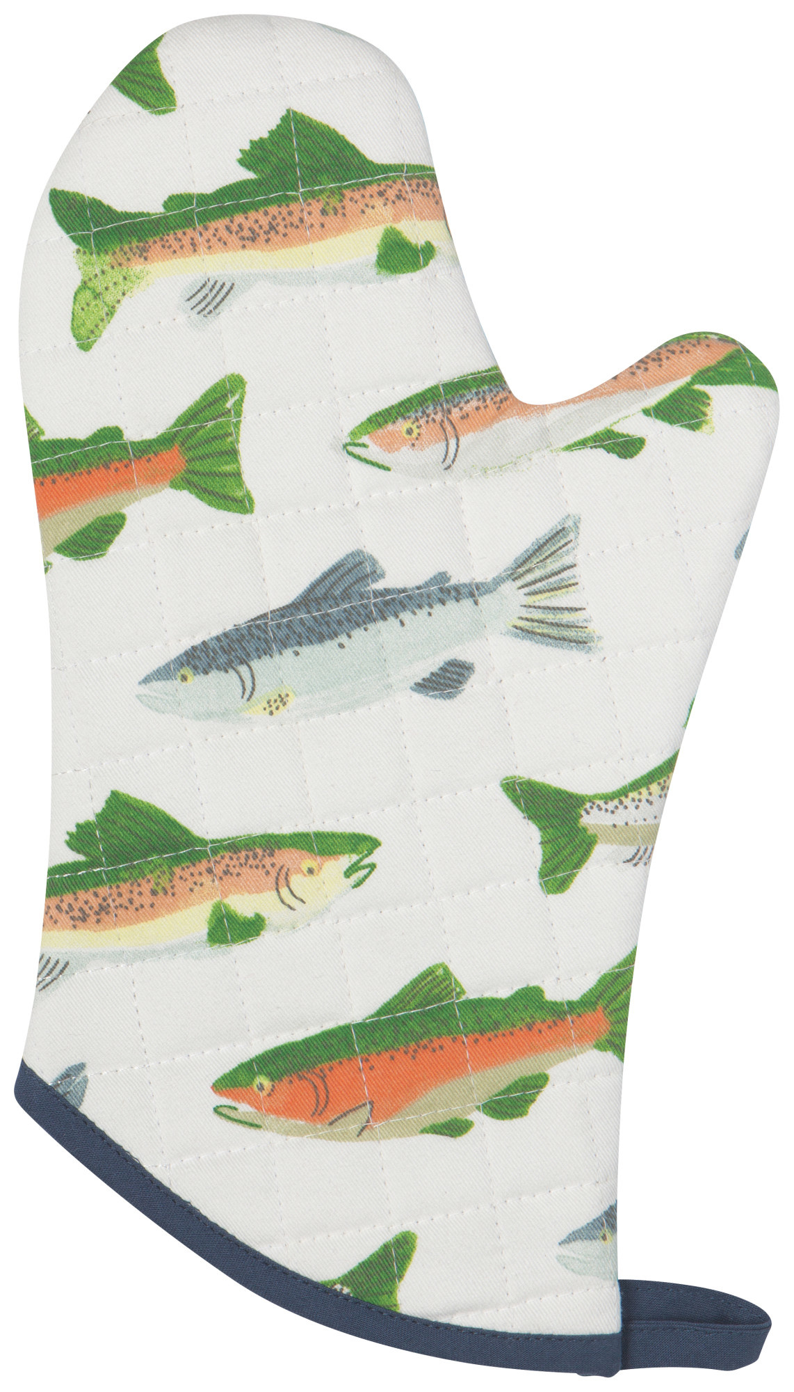 Gone Fishin' Chef Quilted Oven Mitt-1