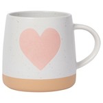 Danica Jubilee Heart Decal Glaze Mug