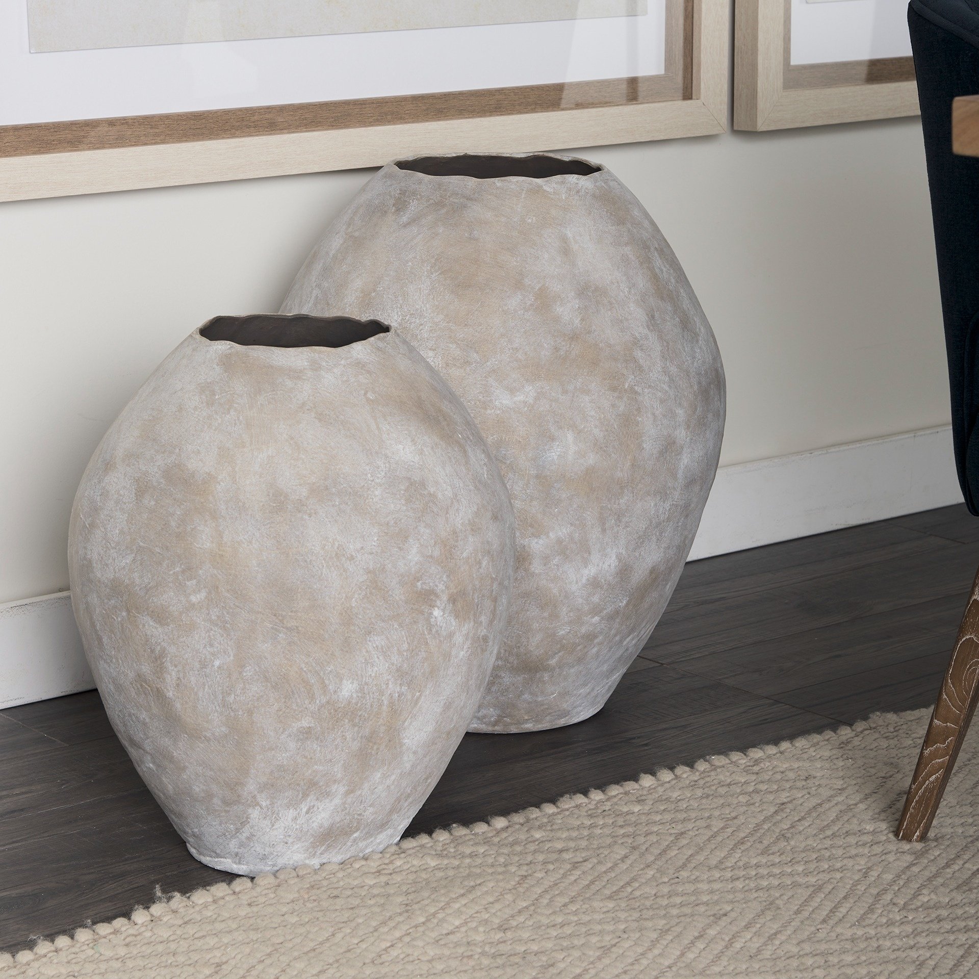 Mercana Gobi Floor Vase - Tan