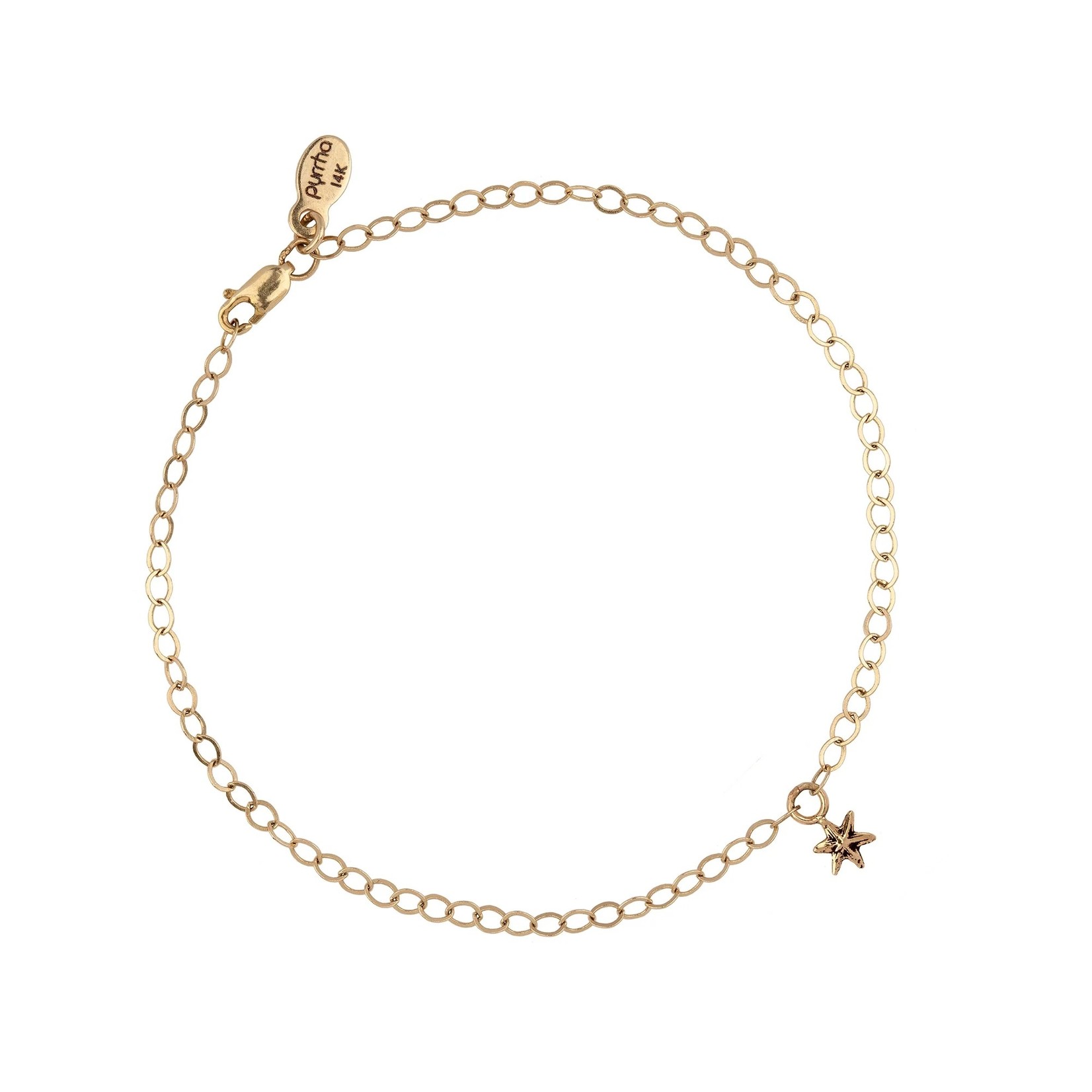 Pyrrha Star 14K Gold Symbol Chain Bracelet