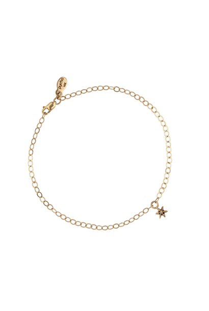 Star 14K Gold Symbol Chain Bracelet