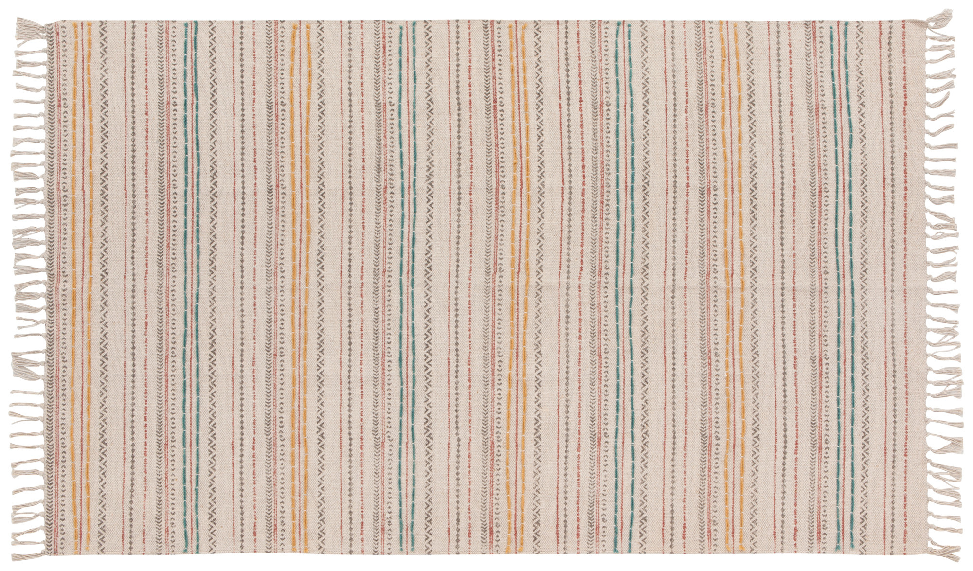 Danica Heirloom - Promenade Block Print Rug - 3x5' - Castles & Cottages ...