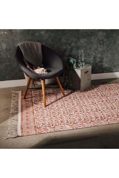 Eden Block Print Rug - 4x6'