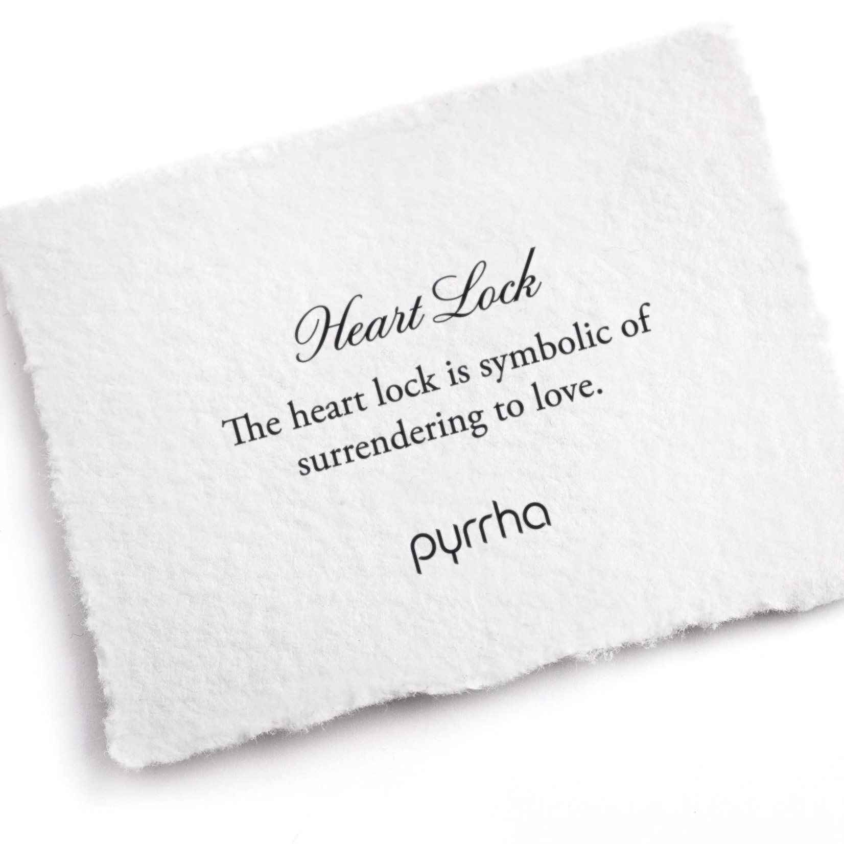 Pyrrha Heart Lock 14K Gold Symbol Charm