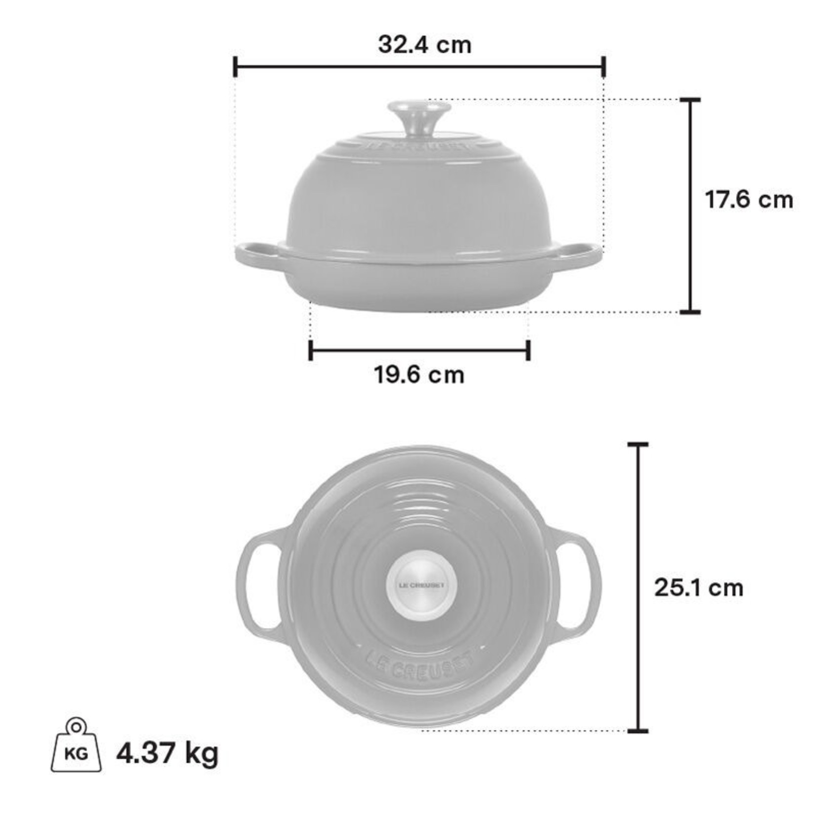 Le Creuset Signature Bread Oven Castles and Cottages & Ciao Bella