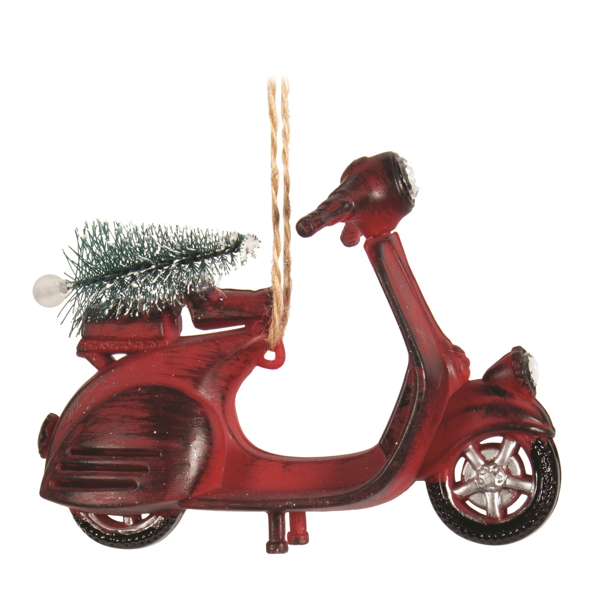 Red Scooter Ornament Castles & Cottages Ciao Bella Boutique