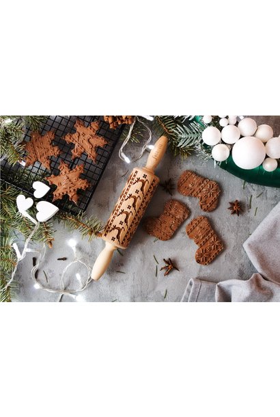 Small Engraved Rolling Pin