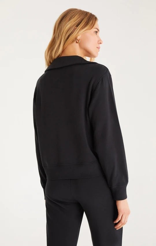 Z Supply - Relaxed Half Zip Sweatshirt - Castles & Cottages | Ciao ...
