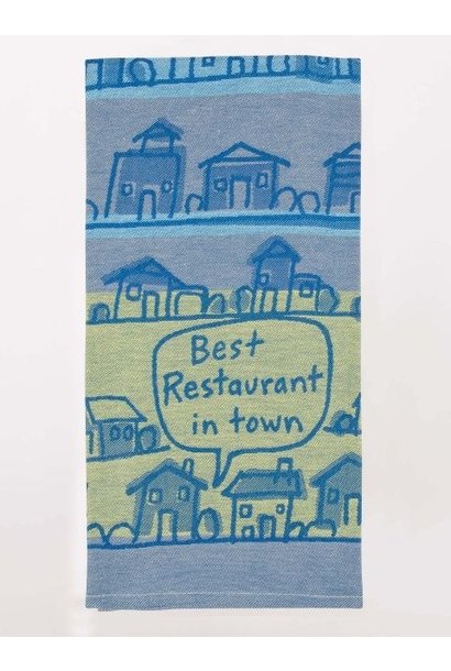 Best Restaurant In Town Dishtowel