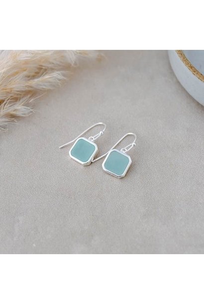 Florence Earrings - Amazonite