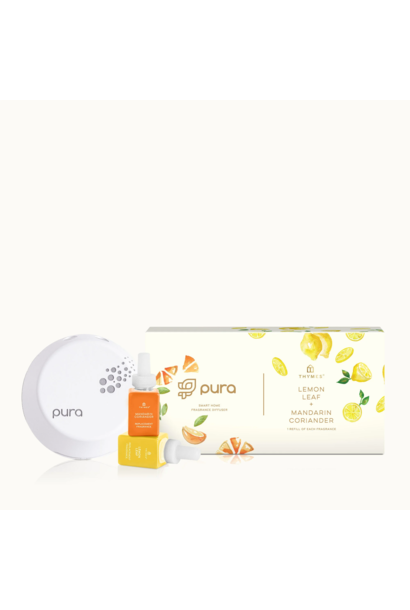 Mandarin Coriander & Lemon Leaf Pura Smart Home Diffuser Kit