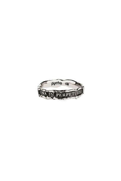 Together Forever Narrow Textured Band Ring