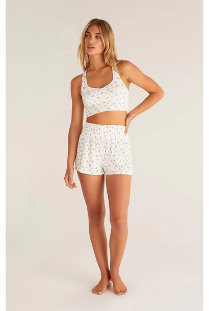 Ditsy Floral Silky Pointelle Short