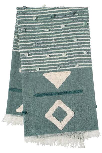 Jade Green Brook Throw