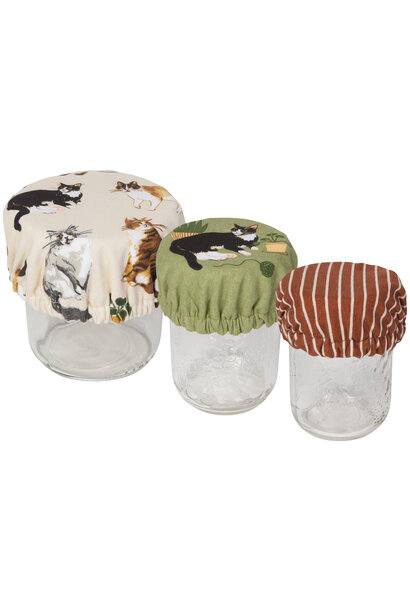 Cat Collective Mini Bowl Covers Set/3