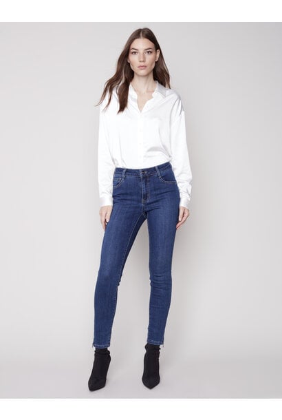 Jeans with Side Zipper