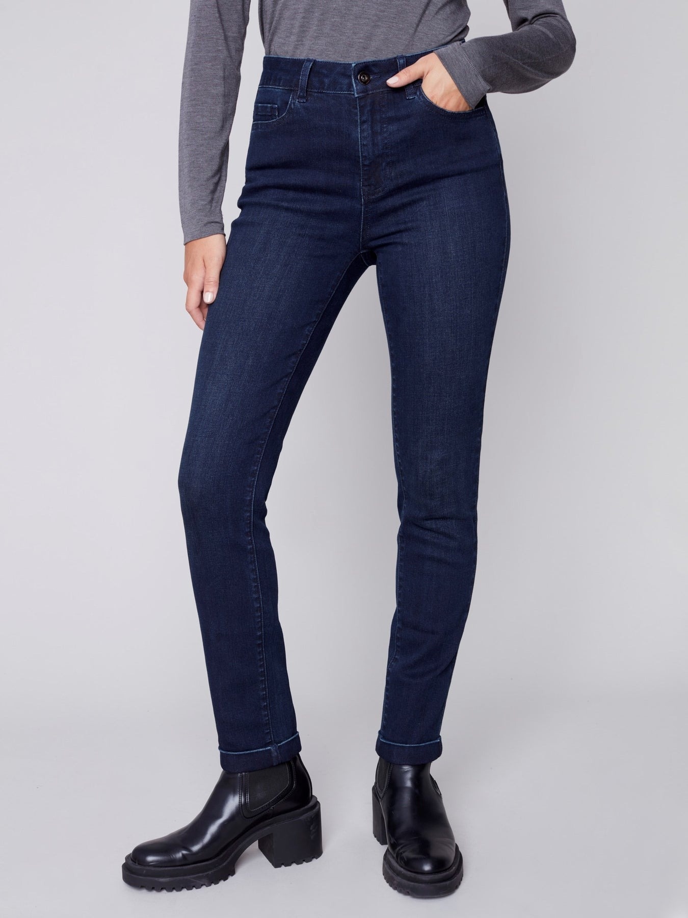 Charlie B - Cuffed Hem Jeans - Castles & Cottages