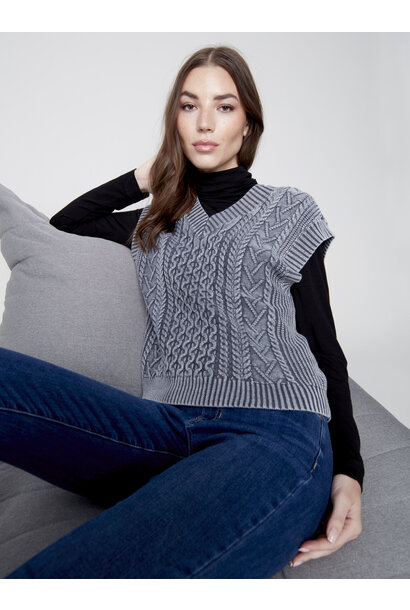 Charlie B - Cowl Neck Ombre Sweater - Castles & Cottages